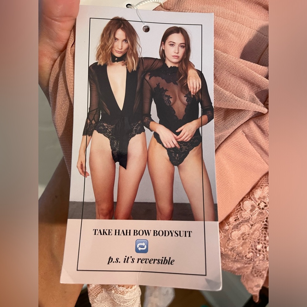 We Are Hah Take Hah Bow Reversible Bodysuit. Smal… - image 7